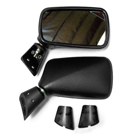 Black Plastic Side Mirror Pair Mini Spares