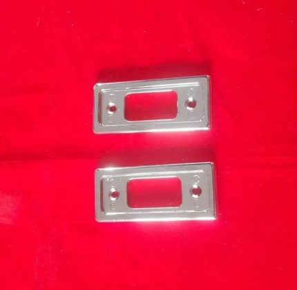 PAIR LOCK BEZELS - CHROME