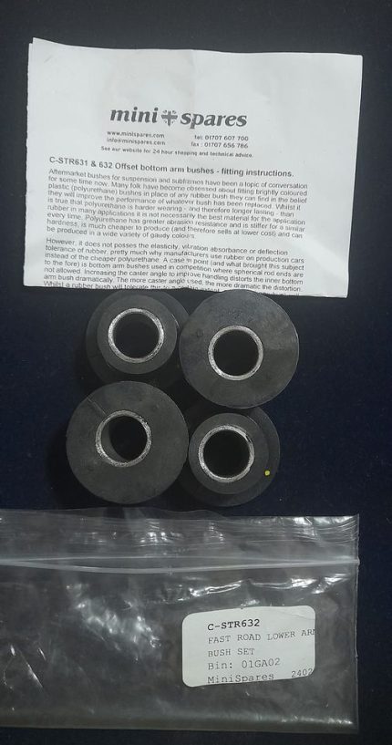 Mini Spares UK Fast Road Lower Arm Bush Set