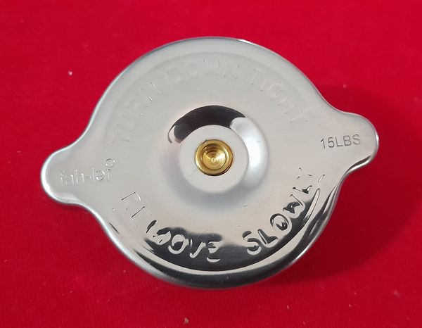 Stainles Steel Radiator Cap. Fletcher