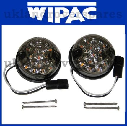 Wipac LED Smoked Front Indicator Lights pair
